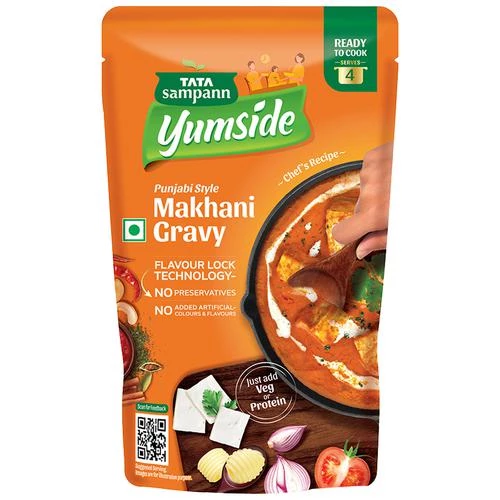 Tata Sampann Yumside Punjabi Style Makhani Gravy - Ready To Cook, 180 g-1.webp